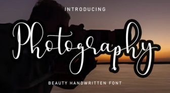 فونت Photography انگلیسی