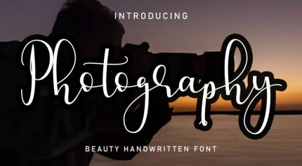 فونت Photography انگلیسی