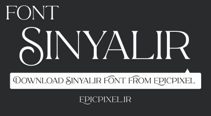 فونت Sinyalir انگلیسی
