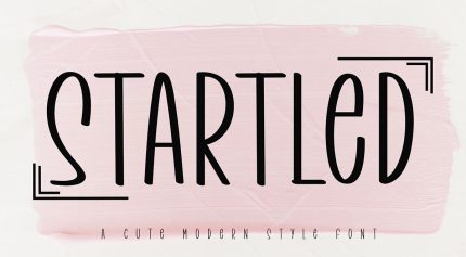 فونت Startled انگلیسی