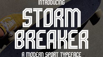 فونت Storm Breaker انگلیسی