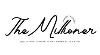 فونت The Millioner انگلیسی