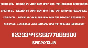 فونت West Smoog انگلیسی