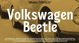 فونت Bradia انگلیسی