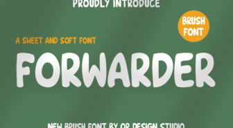 فونت Forwarder انگلیسی