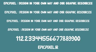 فونت Forwarder انگلیسی