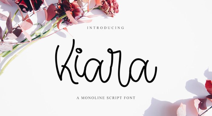فونت Kiara انگلیسی
