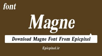 فونت Magne انگلیسی