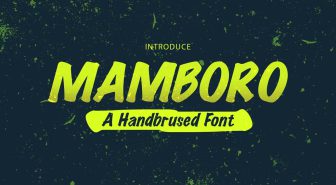 فونت Mamboro انگلیسی