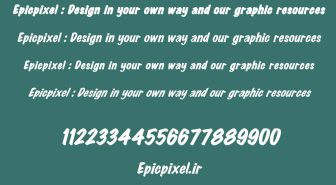 فونت Mamboro انگلیسی