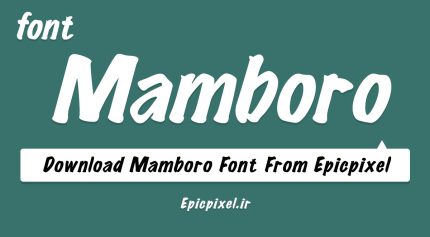 فونت Mamboro انگلیسی