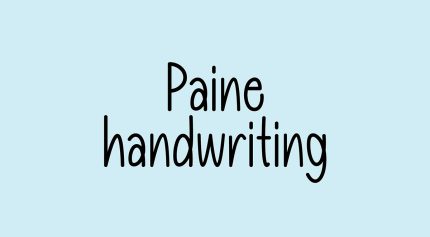 فونت Paine انگلیسی