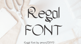 فونت Regal انگلیسی