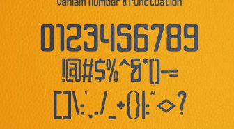 فونت veniam انگلیسی