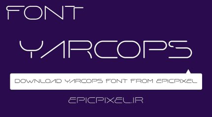 فونت yarcops انگلیسی