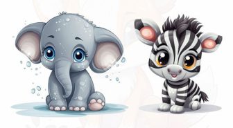 عکس های دوربری شده بچه حیوانات ناز فانتزی