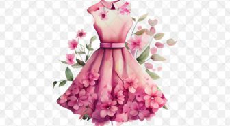 عکس های دوربری شده لوازم خیاطی صورتی آبرنگی