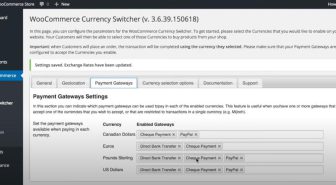 افزونه Aelia Currency Switcher for WooCommerce تبدیل قیمت ارز محصولات ووکامرس