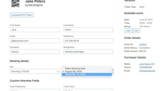 افزونه FooEvents فروش بلیط و برگزاری رویداد ووکامرس