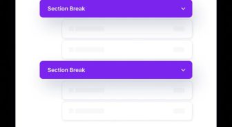 افزونه Gravity Forms Collapsible Sections بخش بندی فرم های گرویتی فرمز