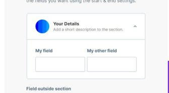 افزونه Gravity Forms Collapsible Sections بخش بندی فرم های گرویتی فرمز