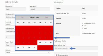 افزونه Order Delivery for WooCommerce ثبت تاریخ تحویل سفارش توسط مشتری در ووکامرس
