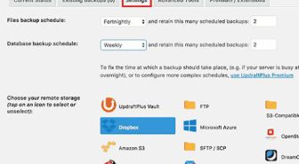 افزونه Updraftplus Premium پشتیبان گیری خوکار وردپرس آپ درفت پلاس