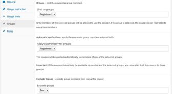 افزونه WooCommerce Group Coupons کدتخفیف اتوماتیک برای گروه کاربری خاص