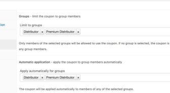 افزونه WooCommerce Group Coupons کدتخفیف اتوماتیک برای گروه کاربری خاص