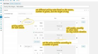 افزونه WordPress Hotel Booking رزرواسیون و اجاره اتاق هتل و خانه