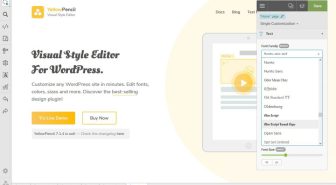 افزونه YellowPencil Pro ویرایشگر زنده قالب وردپرس مداد زرد