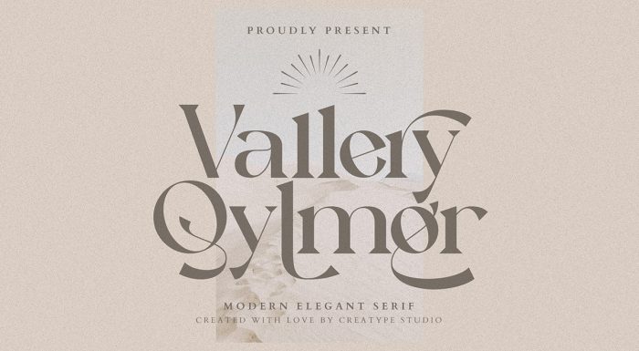 فونت Vallery Qylmor انگلیسی