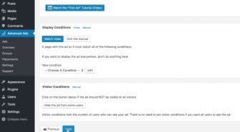 افزونه Advanced Ads Pro مدیریت و نمایش تبلیغات وردپرس
