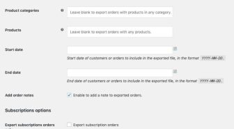 افزونه WooCommerce Customer/Order/Coupons CSV Export برون‌ریزی مشتریان، سفارشات و کوپن‌های ووکامرس