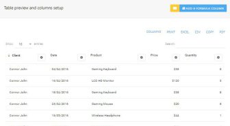 افزونه wpDataTables Premium ساخت آسان جداول و نمودارهای خیره کننده در وردپرس