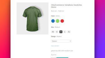 افزونه WooSwatches انتخاب رنگ و سایز محصولات ووکامرس وو سواچز