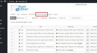 افزونه WP Sheet Editor ویرایش گروهی صفحات ، مقالات ، محصولات و .. وردپرس شیت ادیتور