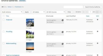 افزونه Envira Gallery Pro گالری حرفه ای تصاویر و ویدئو انویرا