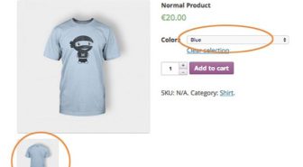 افزونه WooCommerce Additional Variation Images افزودن تصاویر برای متغیرها و ویژگی های محصولات ووکامرس