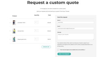 افزونه YITH Request a Quote for WooCommerce Premium درخواست استعلام قیمت ووکامرس