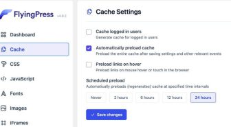 افزونه FlyingPress افزایش سرعت و کش فلایینگ پرس