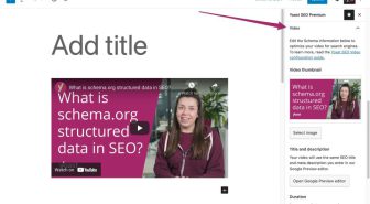 افزونه Yoast Video SEO سئوی ویدئو یوست