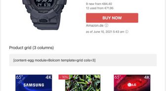 افزونه Content Egg Pro مقایسه قیمت و بازاریابی کانتت اگ