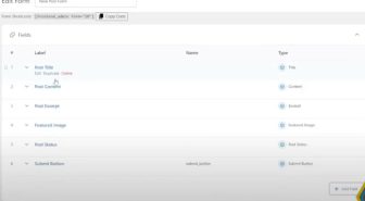 افزونه ACF Frontend Form Pro فرم های بخش پیشخوان در قسمت فرانت اند