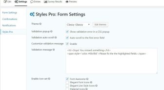 افزونه Gravity Forms Styles افزونه زیبا ساز و تغییر استایل گراویتی فرم