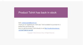 افزونه WooCommerce Back In Stock Notifications اعلان موجود شدن محصول ووکامرس