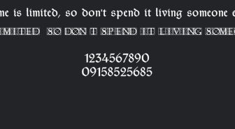 فونت انگلیسی تایپوگرافر