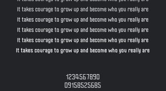 فونت انگلیسی سپید