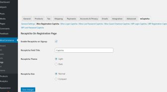 افزونه reCaptcha for WooCommerce ریکپچا گوگل برای ووکامرس