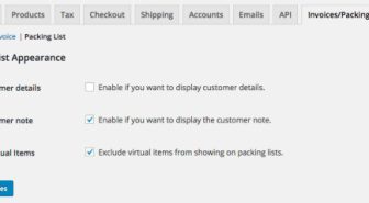 افزونه WooCommerce Print Invoices & Packing lists چاپ صورتحساب و لیست بسته بندی ووکامرس